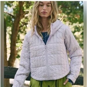 NWT FP Movement Light As A Feather Packable Puffer, XS, Lavender Shadow